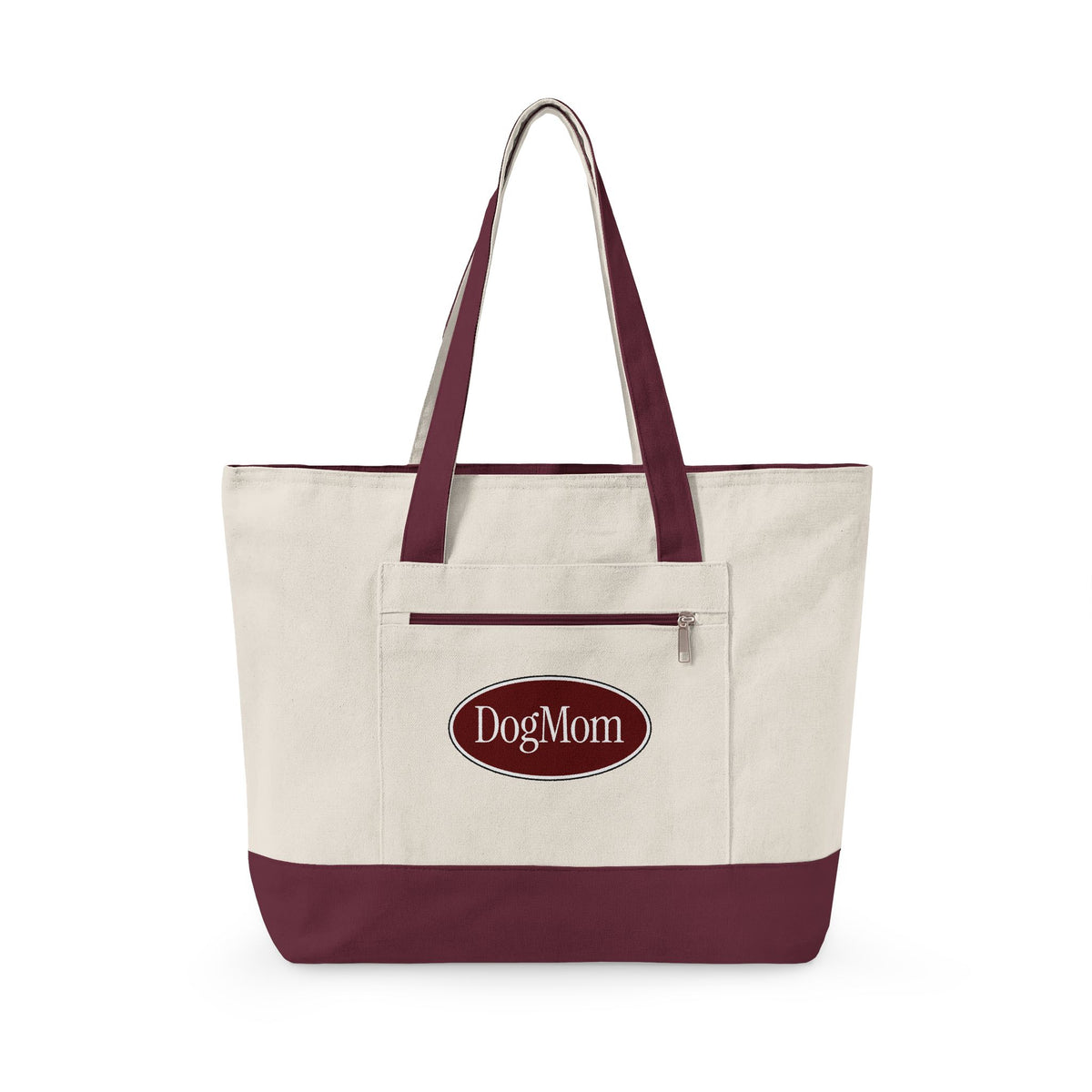 Dog Mom Classic Oval Tote Bag