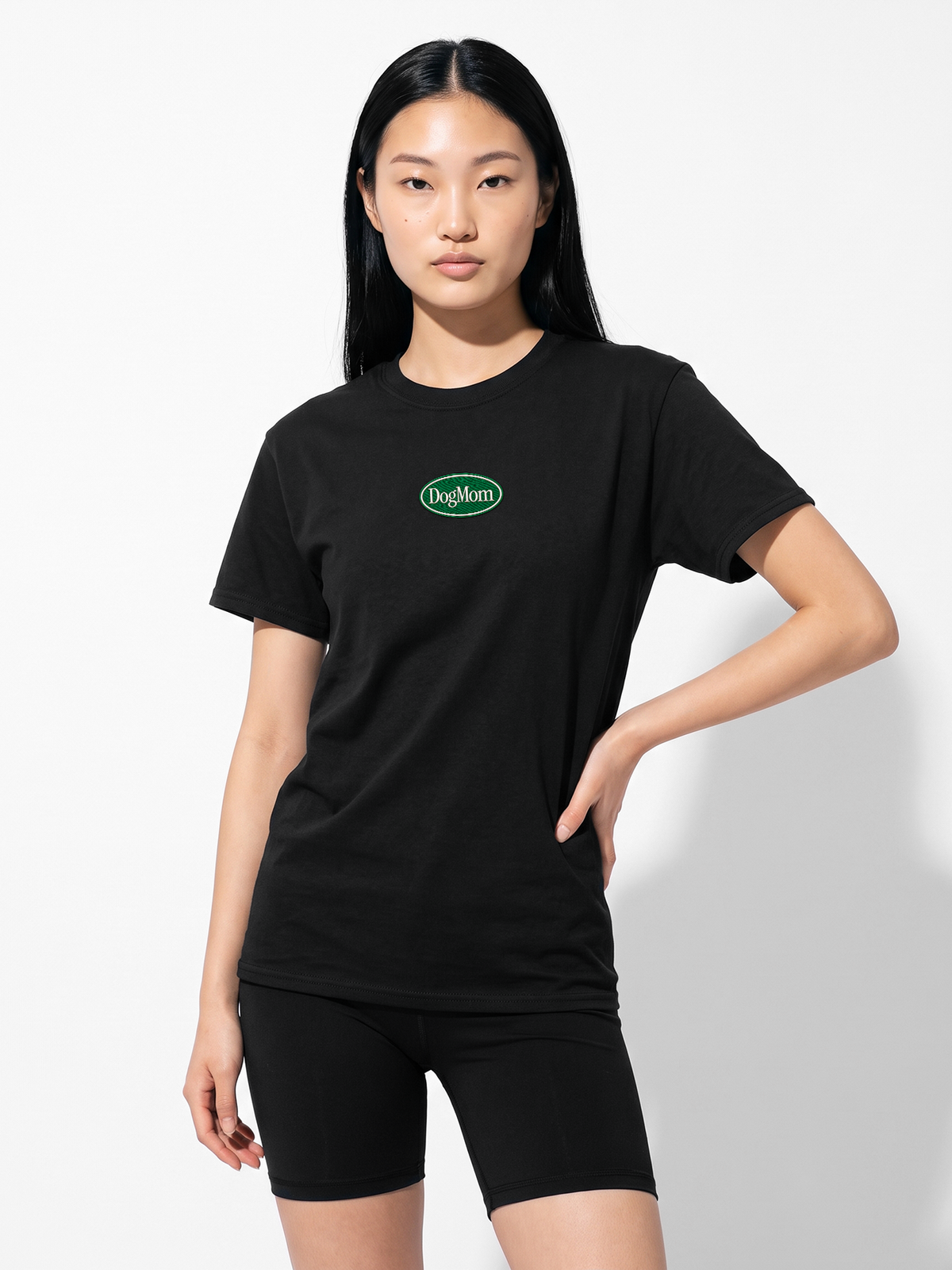 Dog Mom Classic Oval Tee