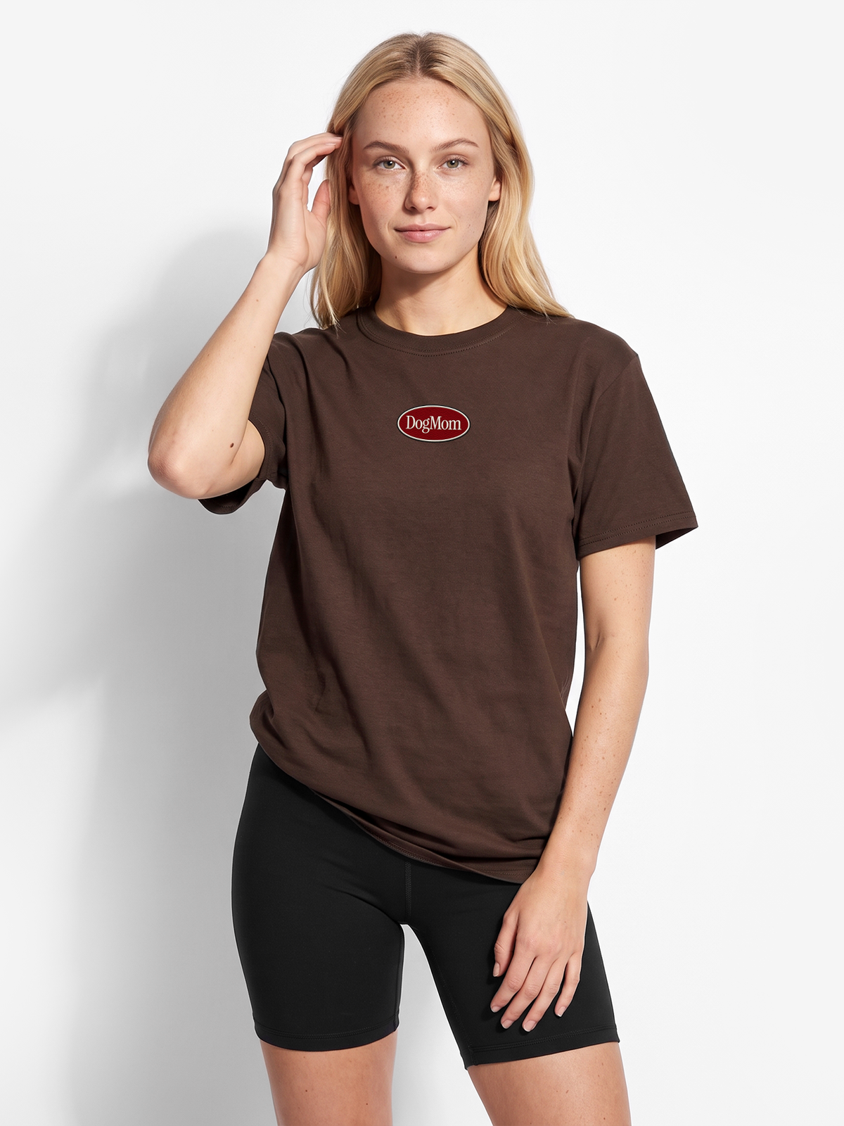 Dog Mom Classic Oval Tee