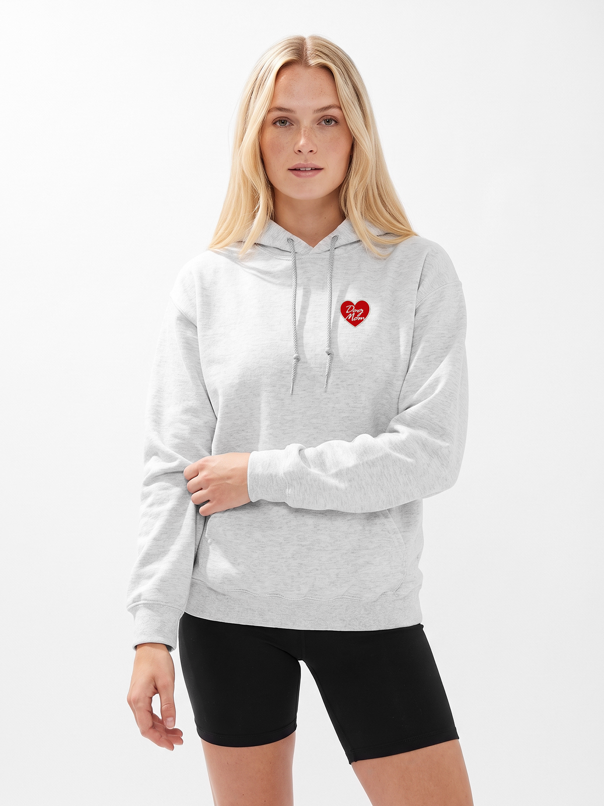 Dog Mom Heart Hoodie