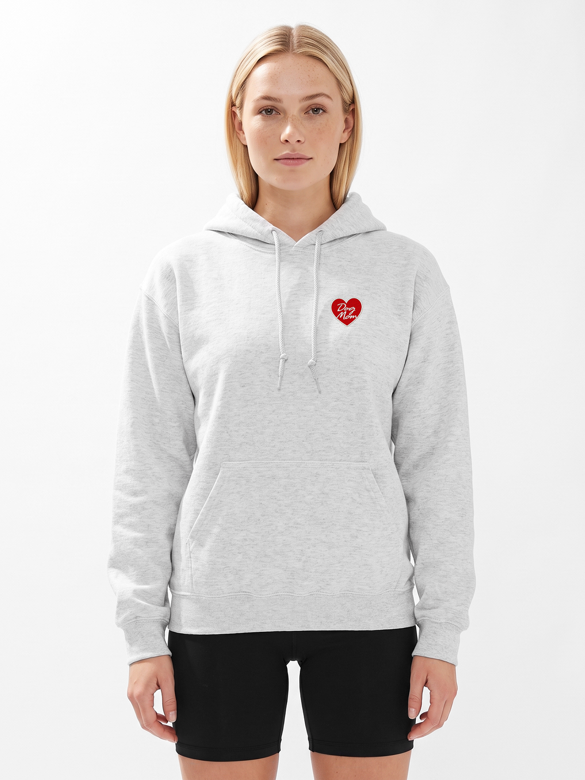 Dog Mom Heart Hoodie