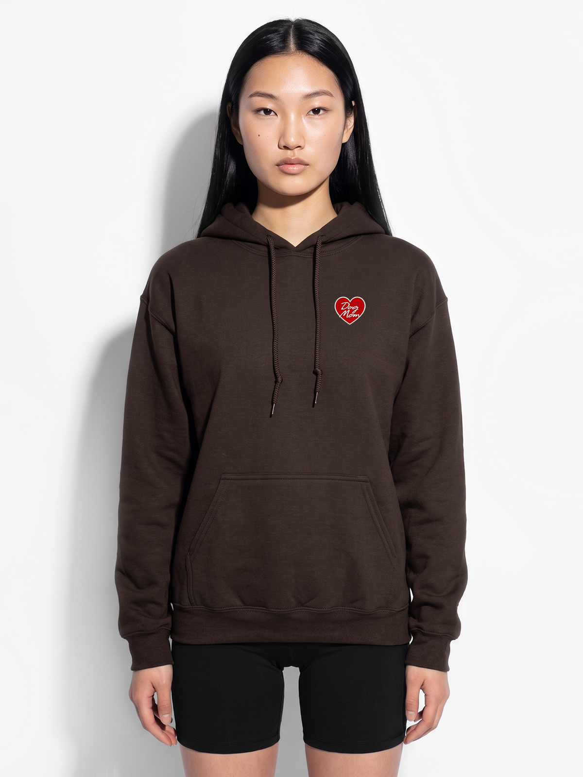 Dog Mom Heart Hoodie