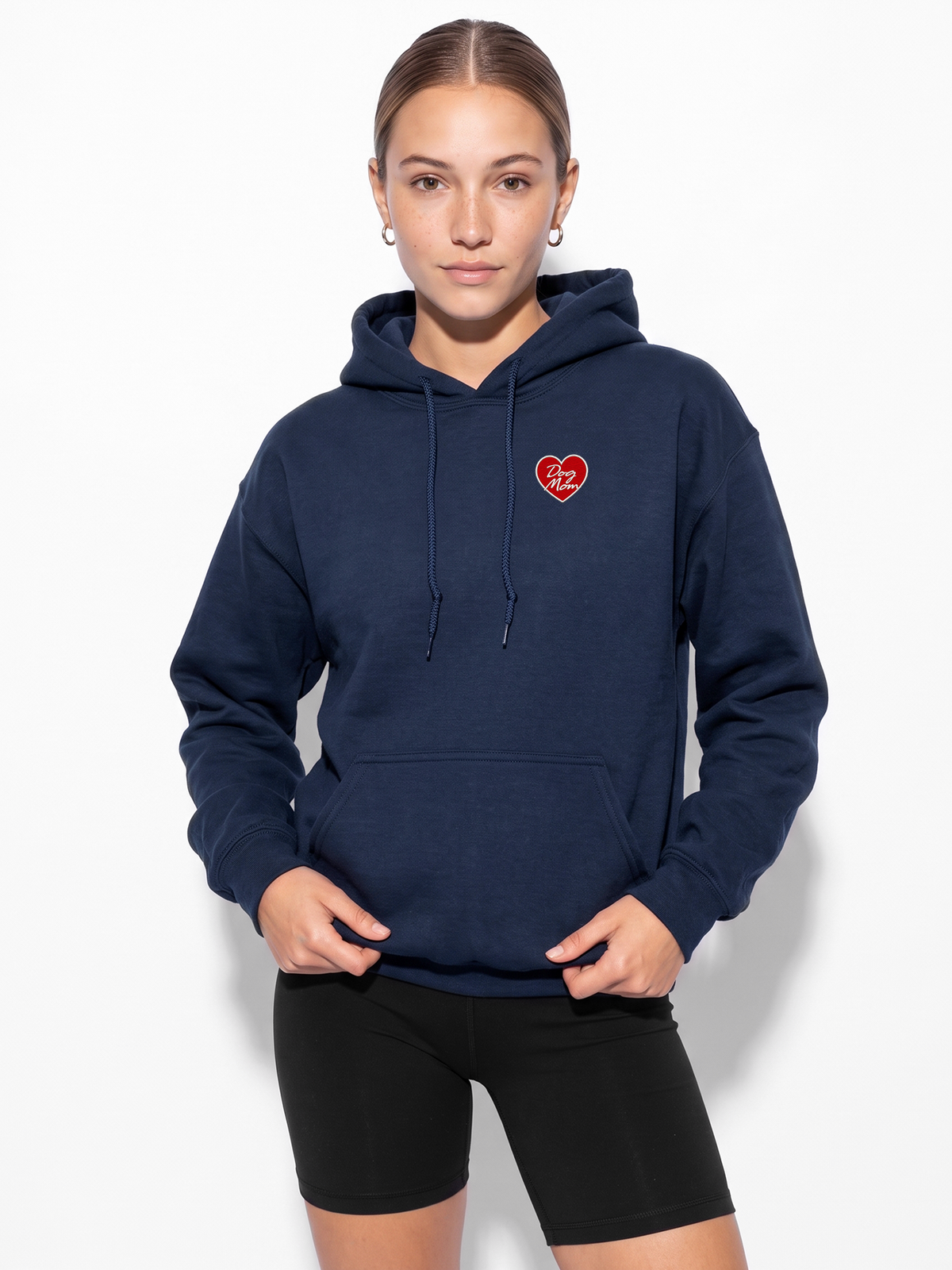 Dog Mom Heart Hoodie