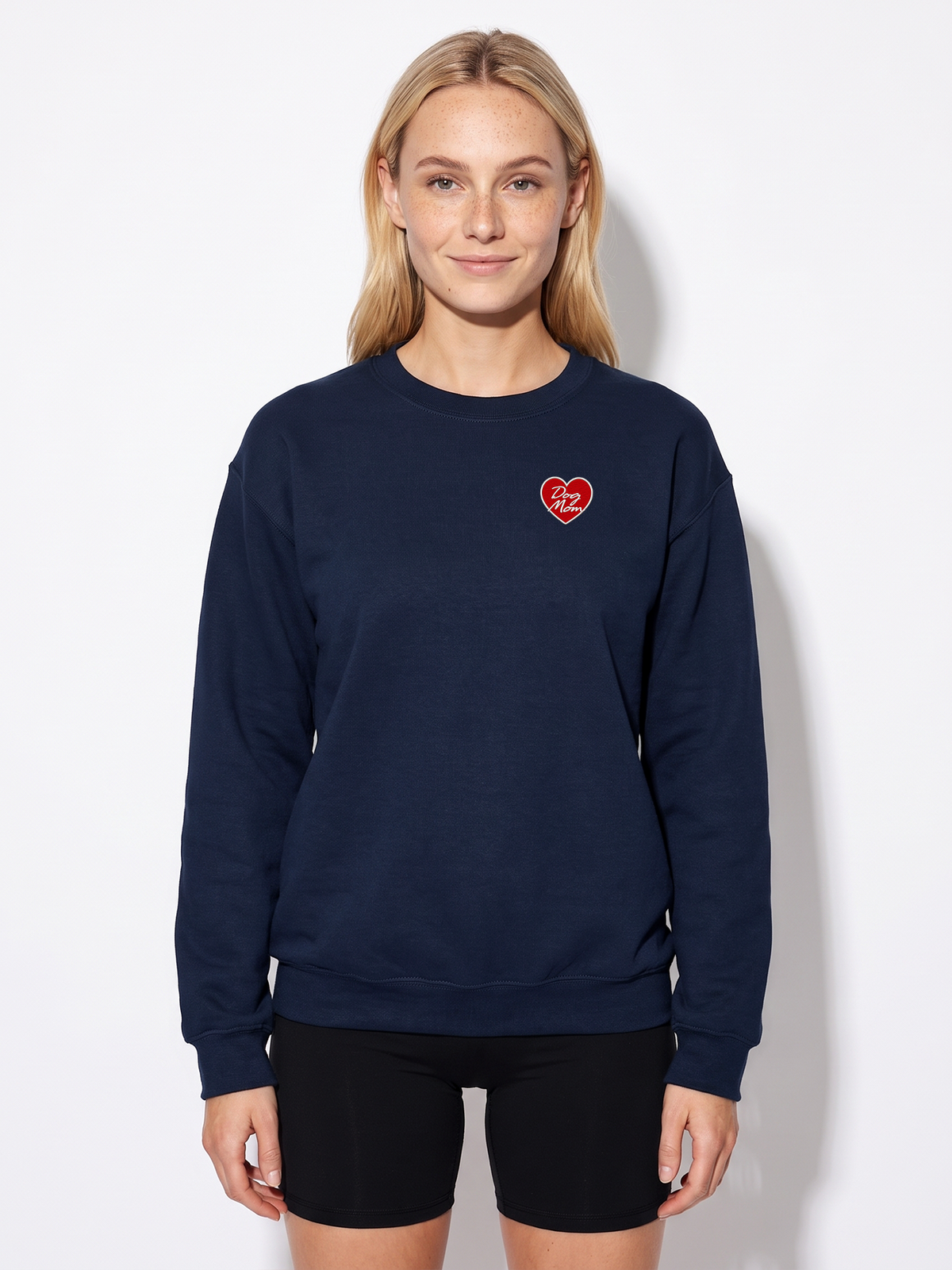 Dog Mom Heart Sweatshirt